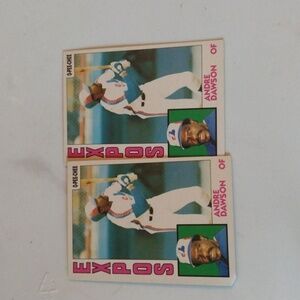 Andre Dawson BB CARDS